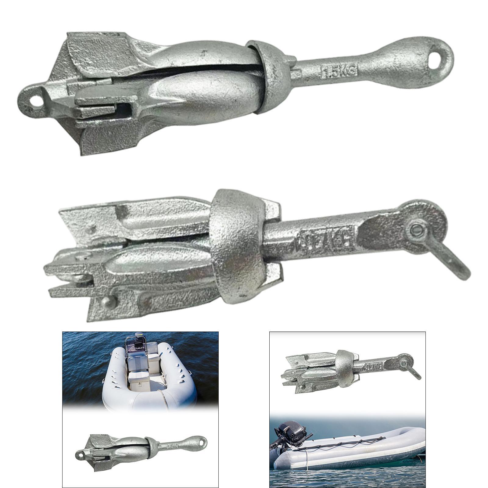 สมอเรือพับได้ขนาดกะทัดรัด ทำจา - Fishing Kayak Anchor บทวิจารณ์และราคา