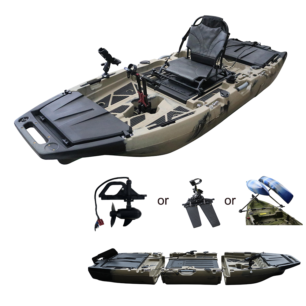 เรือคายัคตกปลาแบบนั่งบน ขนาด 1 - Fishing Kayak Sit On Top บทวิจารณ์และราคา